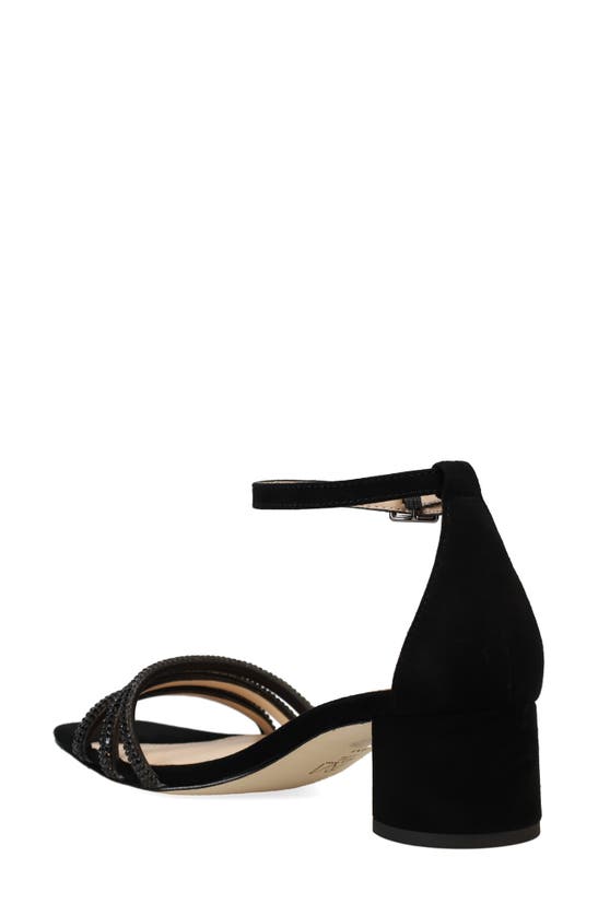 Pelle Moda Waite Ankle Strap Sandal In Black