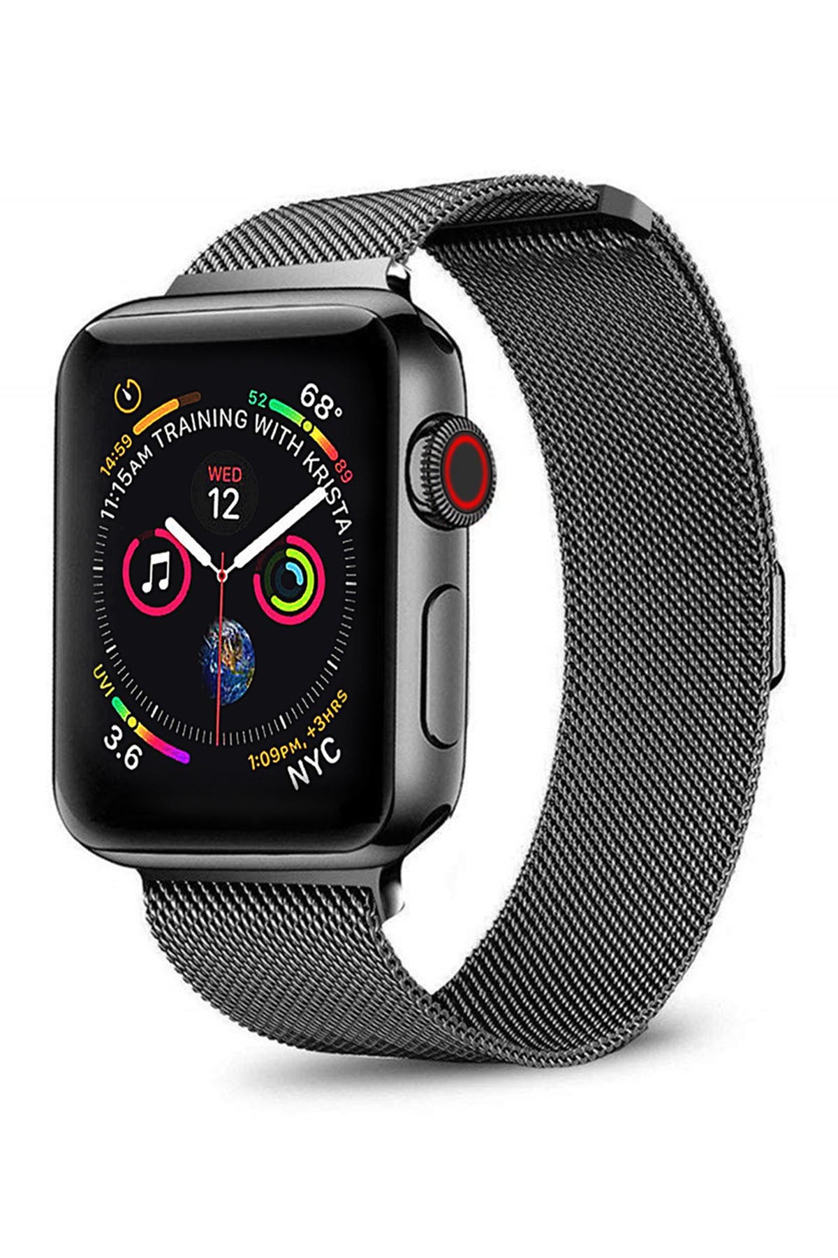 black stainless apple watch 4