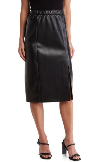 T Tahari Faux Leather Pencil Skirt | Nordstromrack