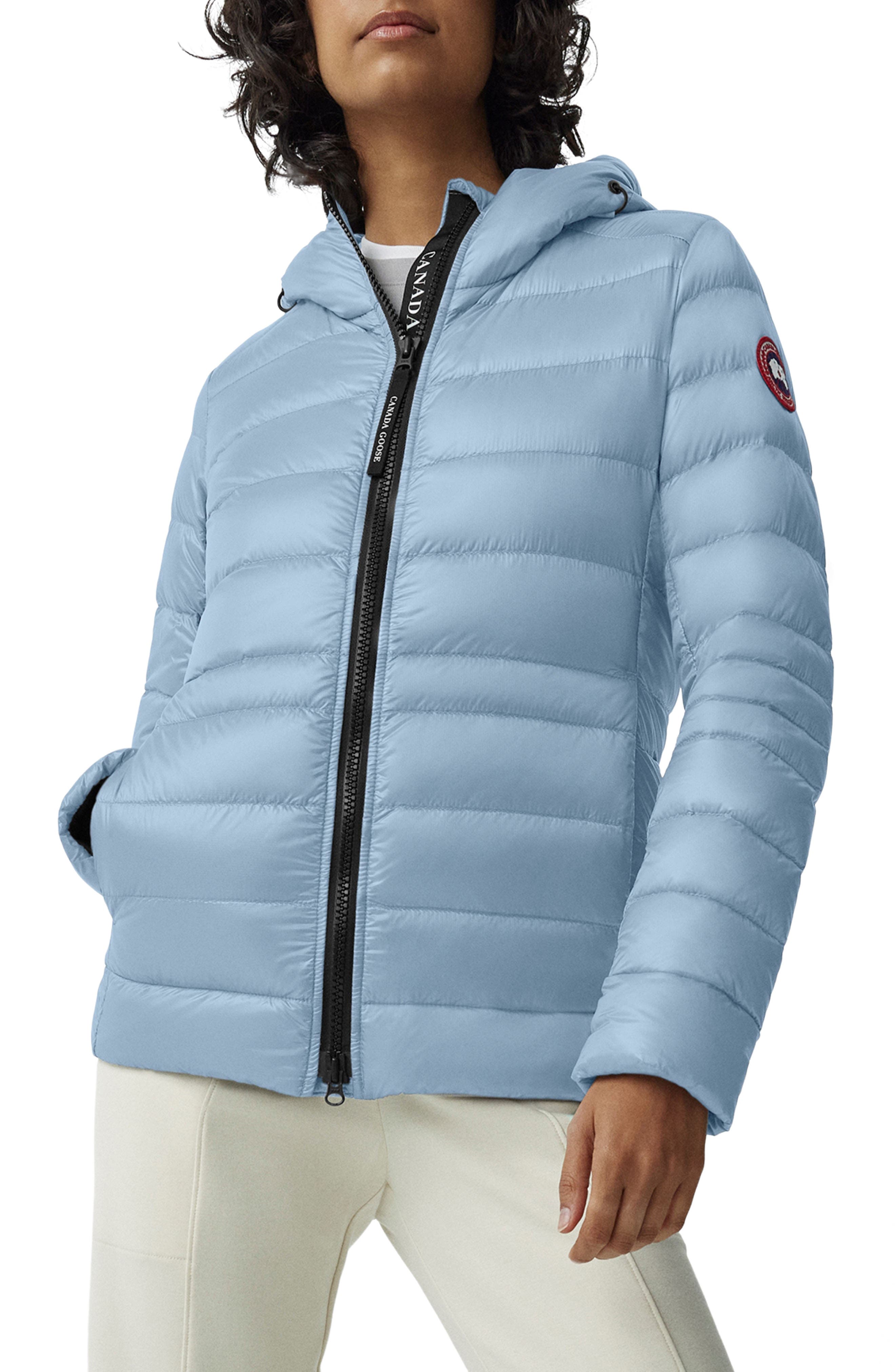 Cypress Cropped Puffer Jacket in Blue - Canada Goose