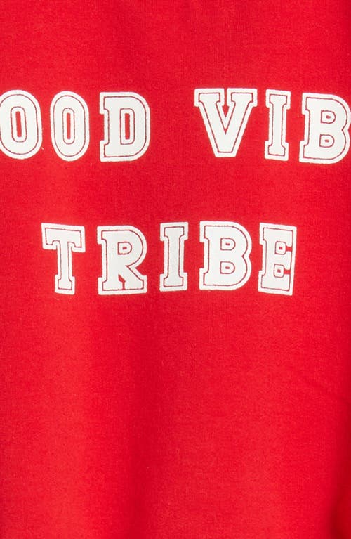 TINY TRIBE Good Vibe Tribe Fleece Pullover in Multi 