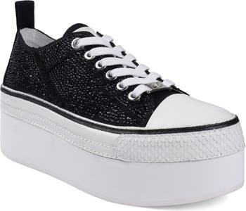 Stella McCartney Elyse sneakers in synthetic leather with rhinestones