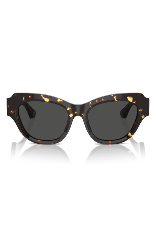 Burberry 52mm Irregular Sunglasses In Black
