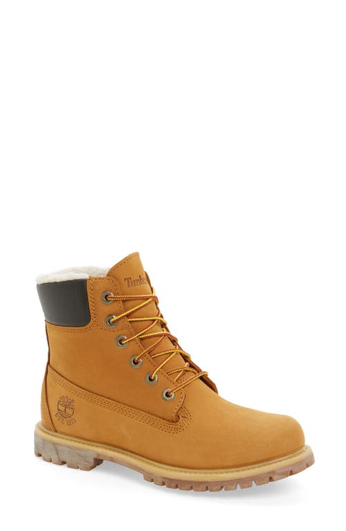 Timberland 6 Inch Waterproof Boot Wheat Leather at