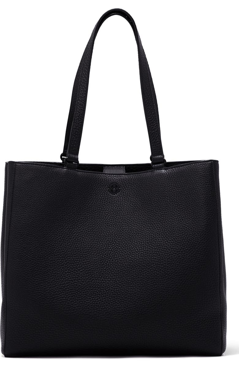 Dagne Dover Large Allyn Leather Tote, Main, color,
