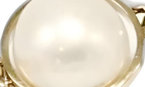 LESLIE PAIGE LESLIE PAIGE CULTURED PEARL BEZEL BRACELET