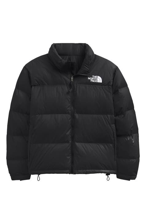 Black The North Face Logo Padded Jacket