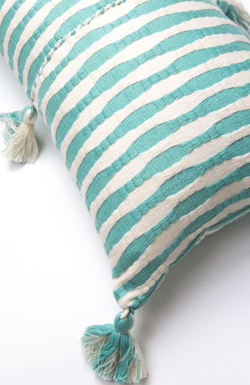 ARCHIVE NEW YORK ARCHIVE NEW YORK ANTIGUA CLASSIC STRIPED HANDWOVEN COTTON THROW PILLOW 
