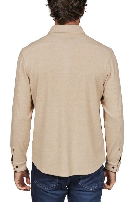 Shop 7 Diamonds Generation Brushed Overshirt In Tan