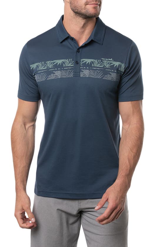 Shop Travismathew Drop Anchor Piqué Polo In Insignia