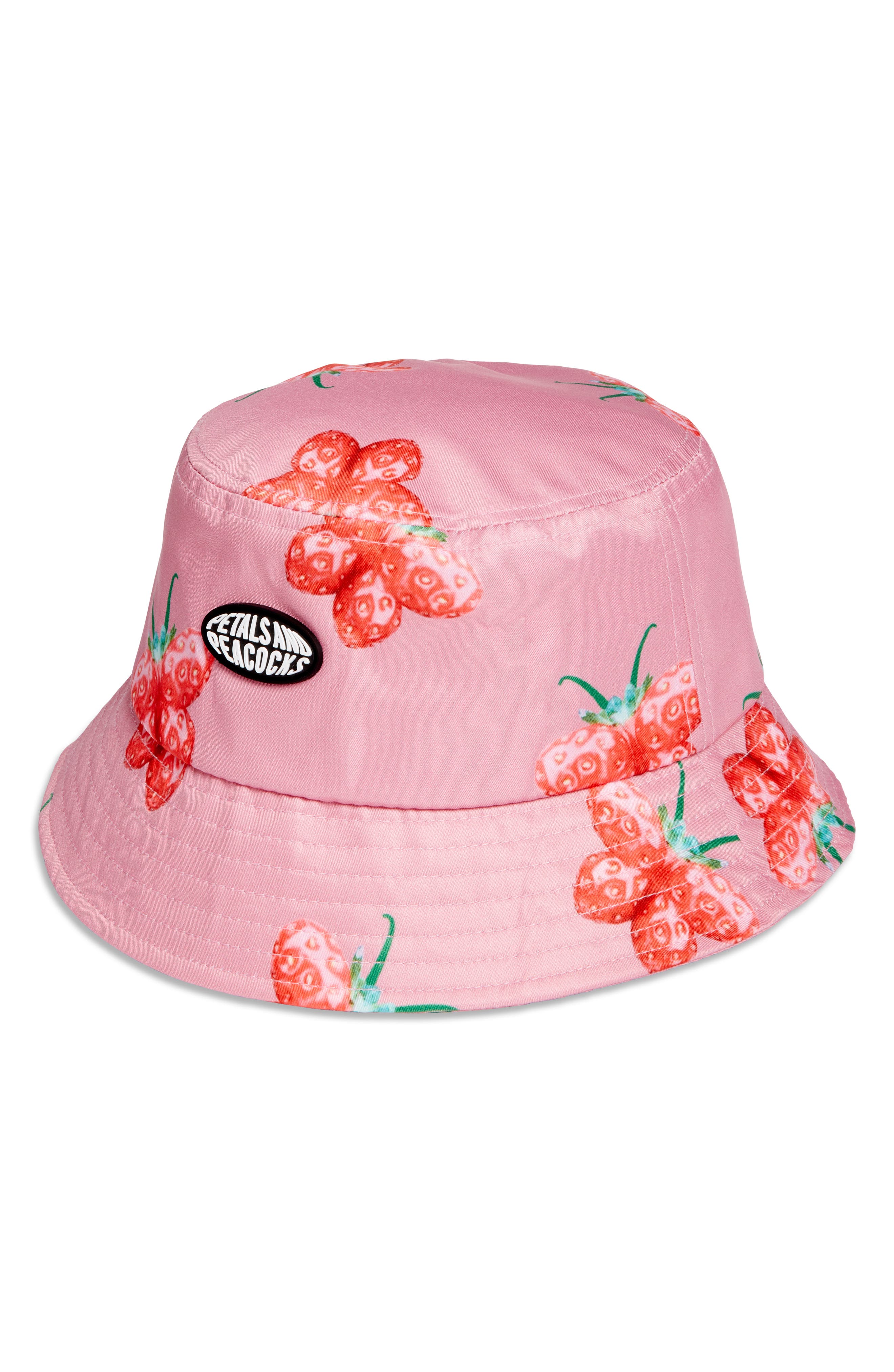 petals and peacocks butterfly bucket hat