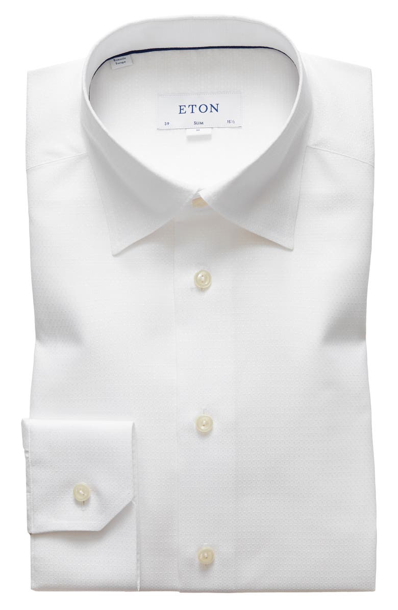 Eton Slim Fit Solid Dress Shirt | Nordstrom