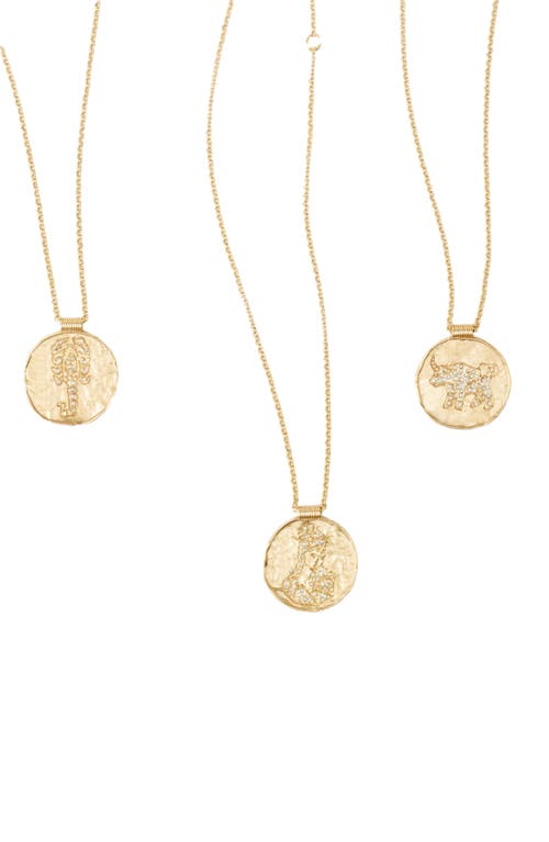 Maje Zodiac Medal In Scorpio