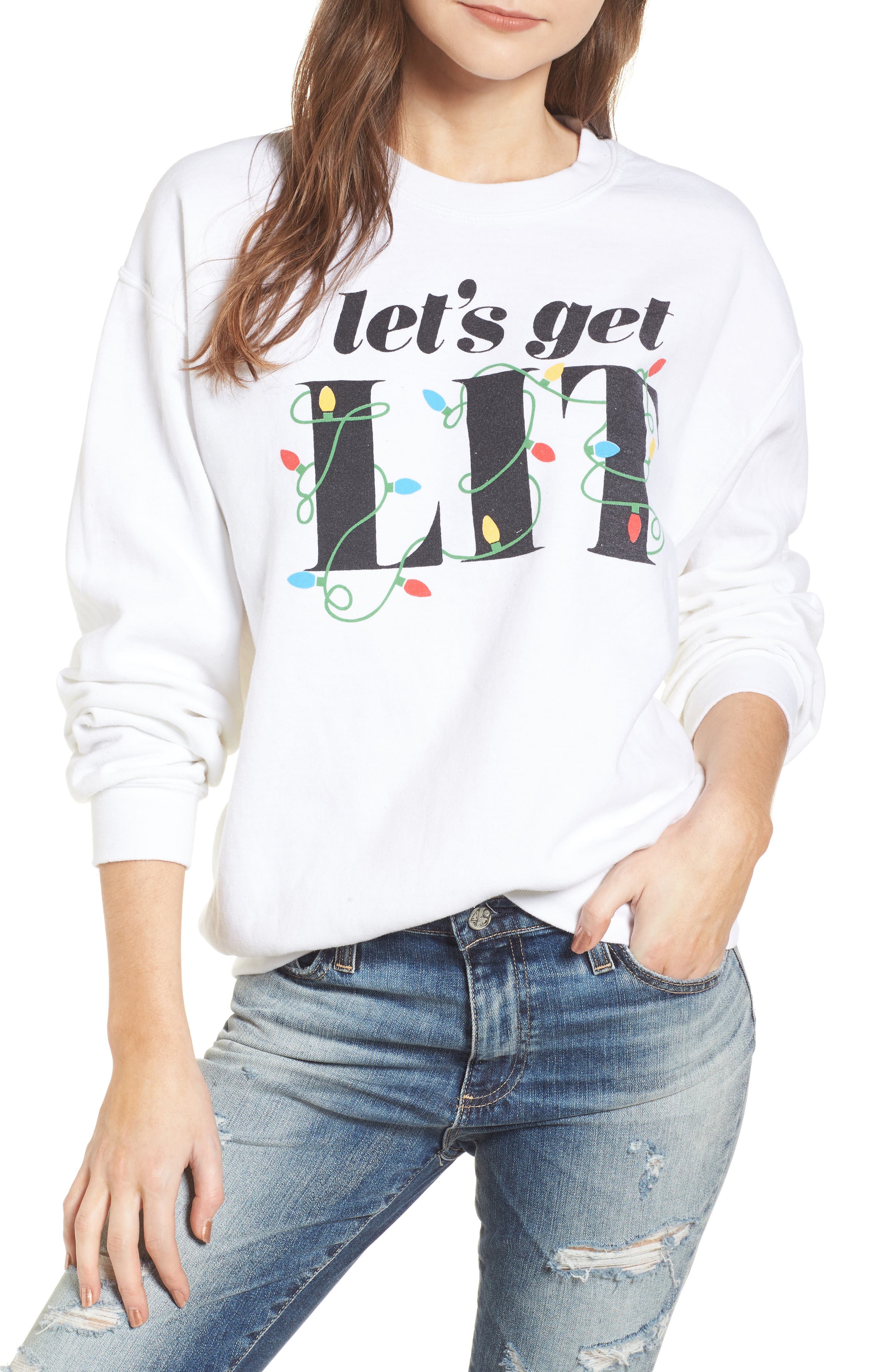 get lit sweater