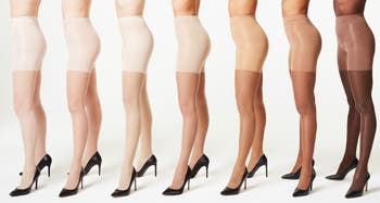 Star Power by SPANX Stand-Out Shaping Sheers Black/Nude Glow A, B, C, D, E,  F, G