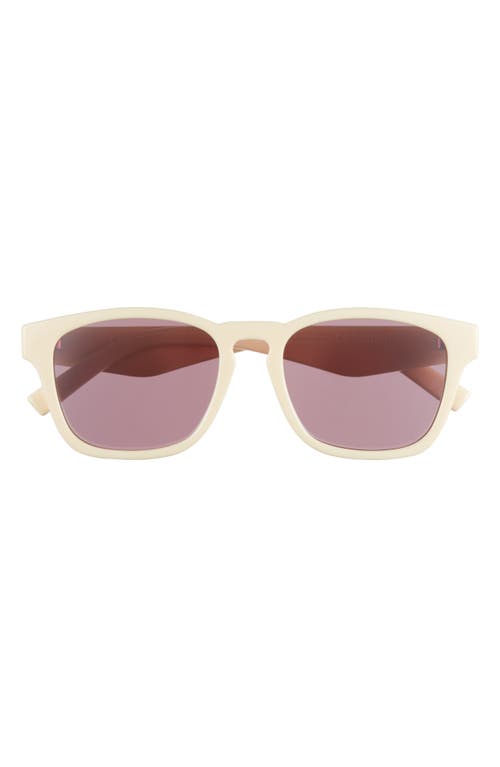 Players Playa 54mm D-Frame Sunglasses in Ivory