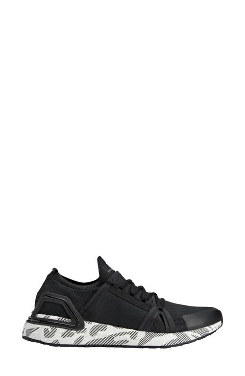 Adidas By Stella Mccartney Asmc Ultraboost 20 Graphic-sole Trainer Sneakers In Core Black/black/black