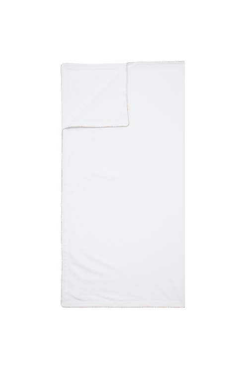 Burberry Check Cotton Blanket In White