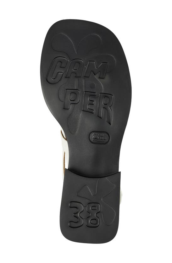 Camper Dana Sandal In White Natural