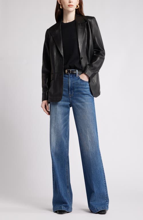Nordstrom Crewneck Cashmere Sweater In Black Rock