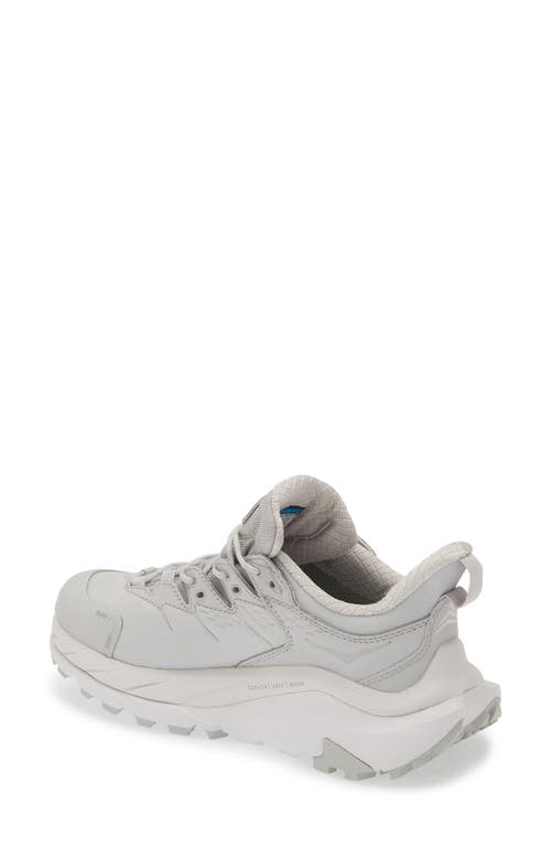 Hoka Gender Inclusive Kaha 2 Low Gtx Waterproof Hiking Shoe In Harbor Mist/nimbus Cloud