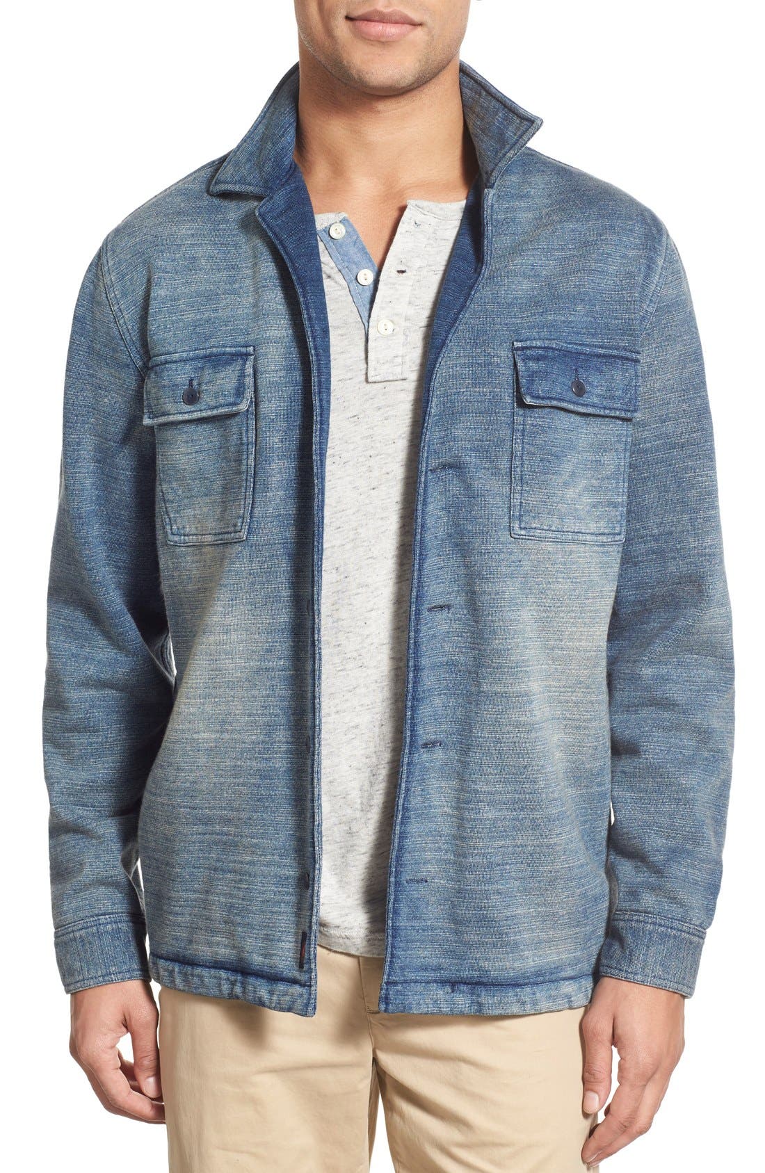 Faherty 'Indigo CPO' Shirt Jacket Nordstrom
