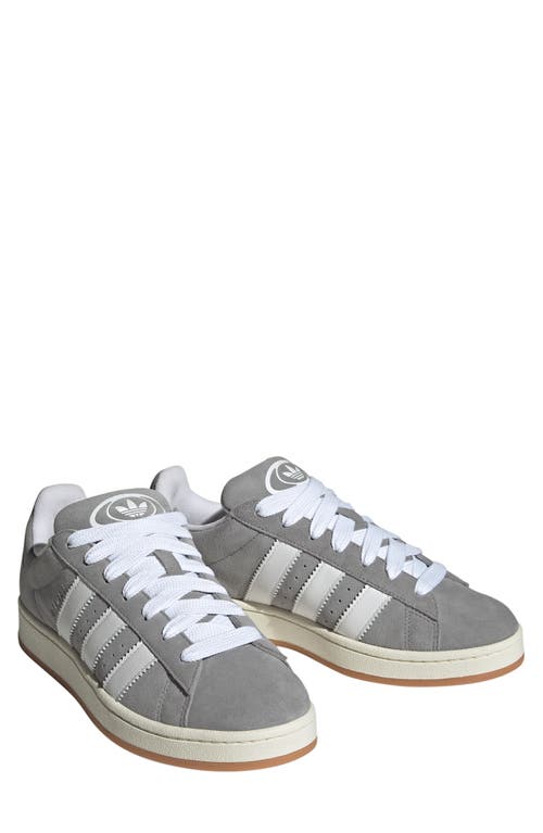 Adidas Originals Campus Sneaker In Grey/white/off White