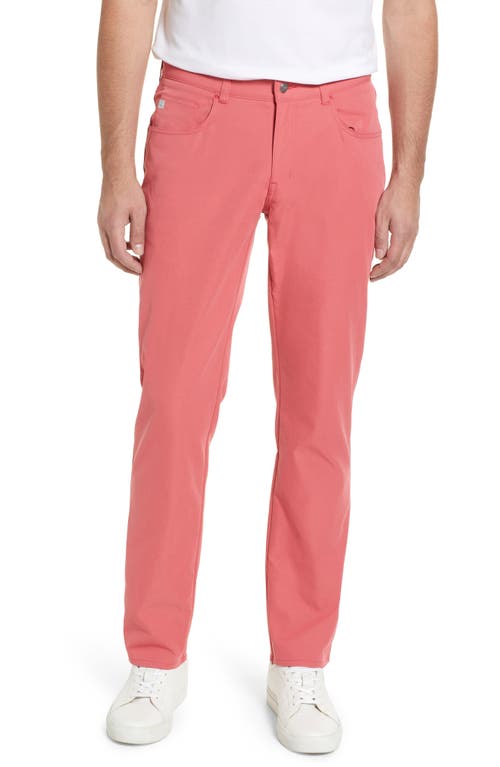 Peter Millar eb66 Regular Fit Performance Pants in Cape Red
