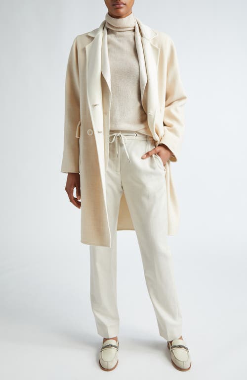 Shop Eleventy Sparkle Wool Blend Blazer In Ivory