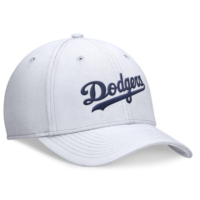 Shop Nike White Los Angeles Dodgers Evergreen Performance Flex Hat
