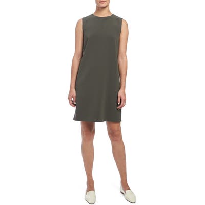 Theory Classic Column Dress, Green