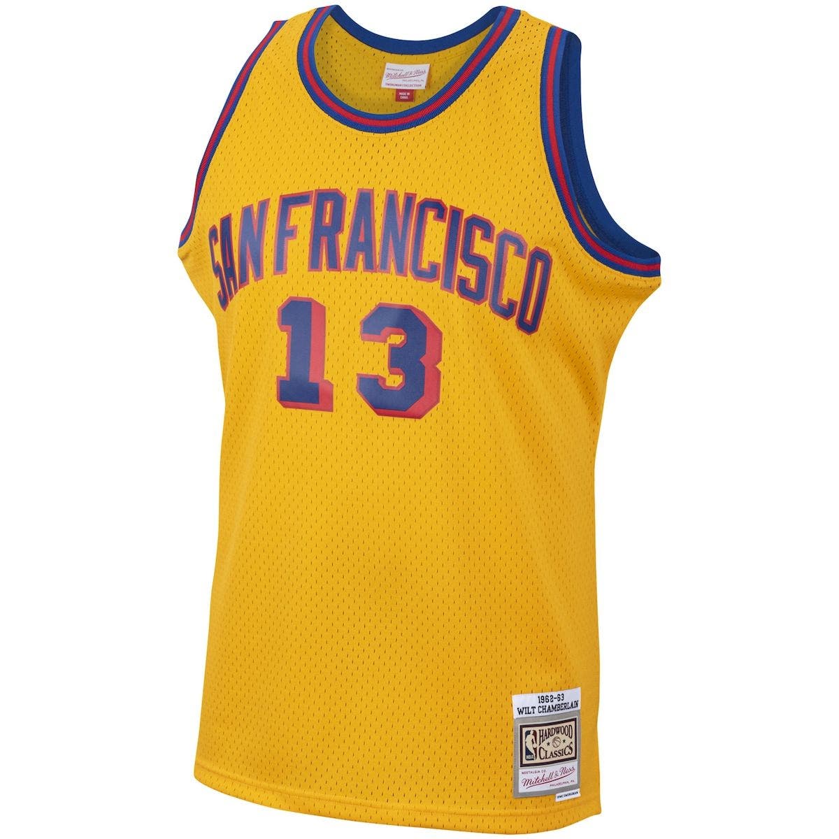 wilt chamberlain hardwood classic jersey