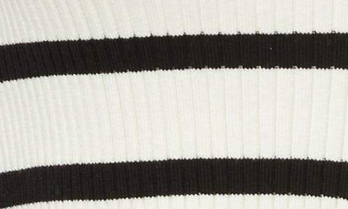 Shop Weworewhat Ribbed Knit Sweater Vest In Black/antique White