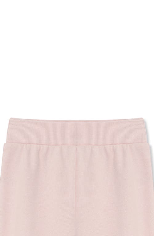 Shop Habitual Kids Ruffle Sweatshirt & Joggers Set In Light Pink