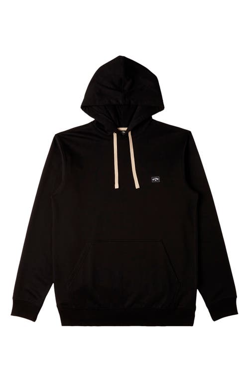 Shop Billabong All Day Hoodie In Black/black