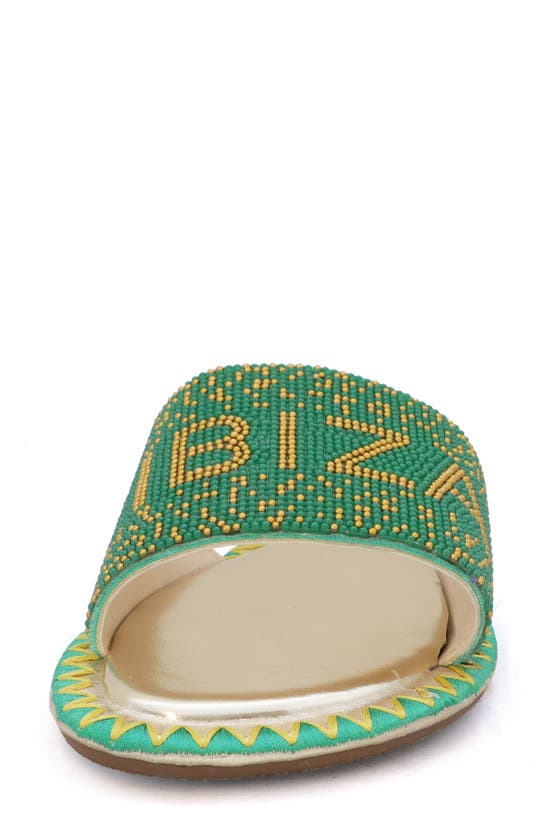 Wlk By S. Miller Natalie Slide Sandal In Green