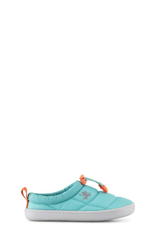 Hopfrög Kids Hoppuff Quilted Slipper In Dynamic Green