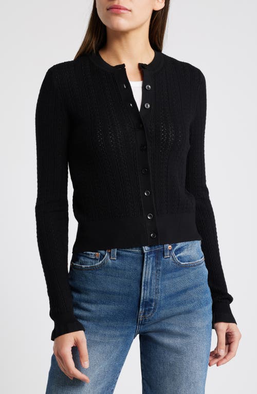 MADEWELL MADEWELL THE SIGNATURE OPEN KNIT CARDIGAN 