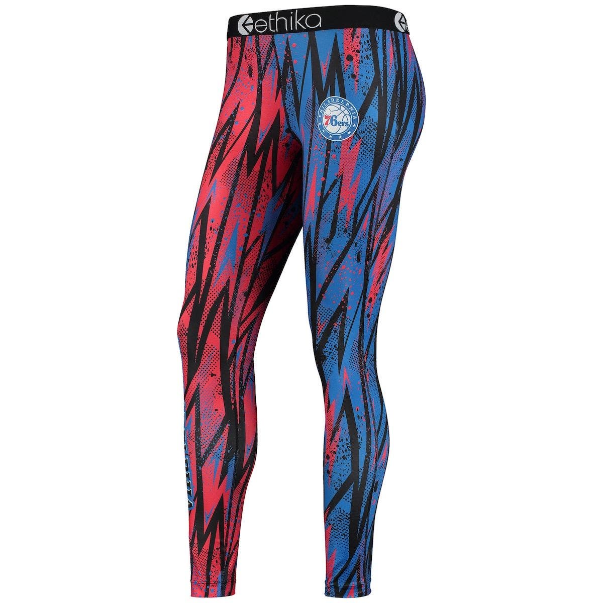 Ethika Women's Ethika Red/Royal Philadelphia 76ers Classic Leggings