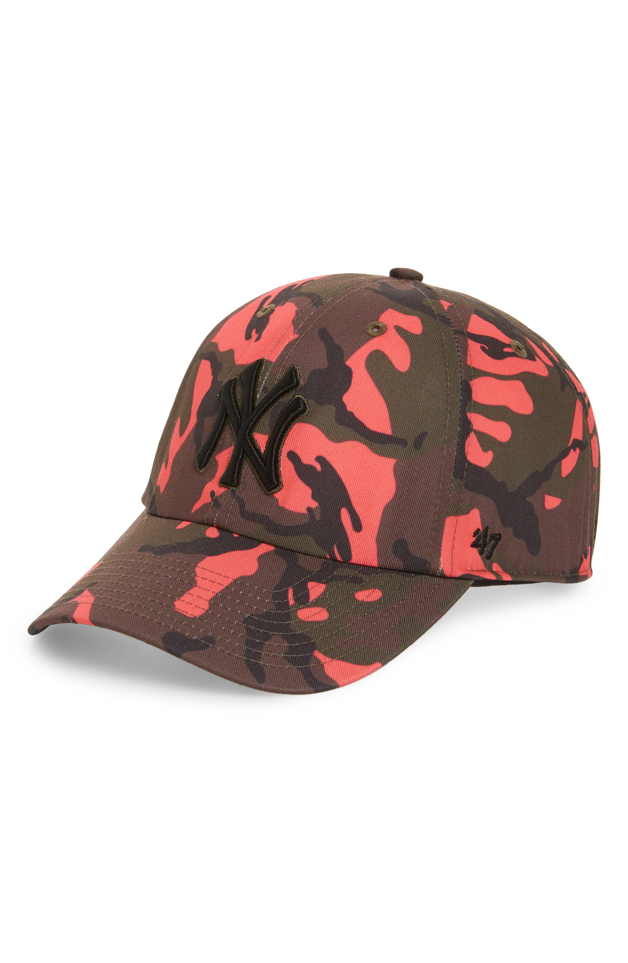 camo yankee hat womens