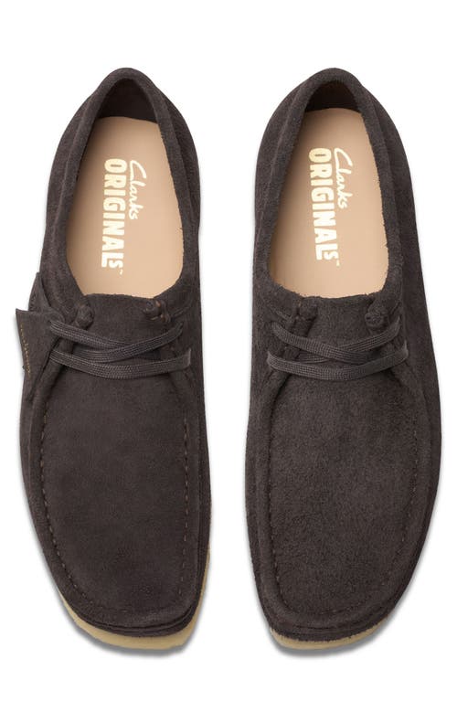 Clarksr Clarks(r) Clarks® 'wallabee' Moc Toe Derby In Brown Slate Suede