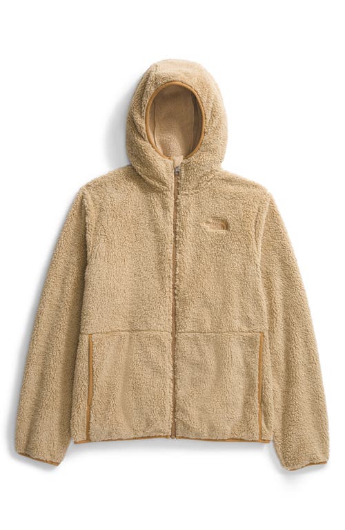 Shop The North Face Kids' Campshire Fleece Zip Hoodie In Khaki Stone