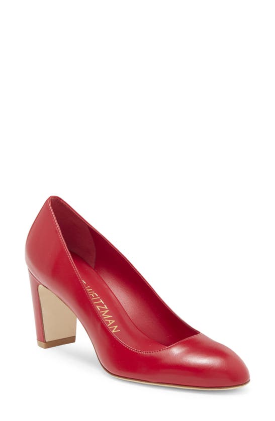 Stuart Weitzman Vida 75 Pump In Cherry