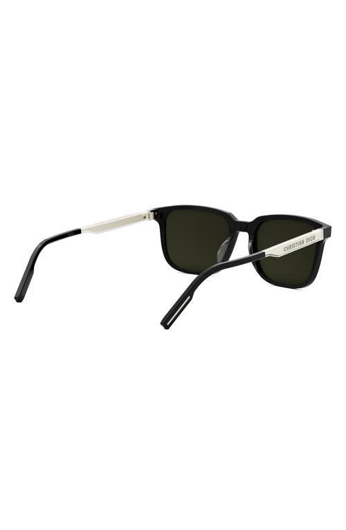 Shop Dior Tag Su 56mm Square Sunglasses In Black/other/green