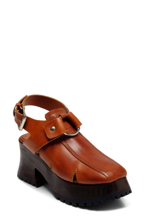 Free People Astoria Clog in Saddle at Nordstrom, Size 6.5