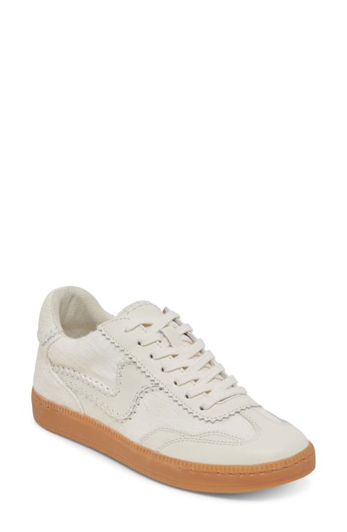 Shop Dolce Vita Notice Stitch Genuine Calf Hair Sneaker In Ivory Calf Hair