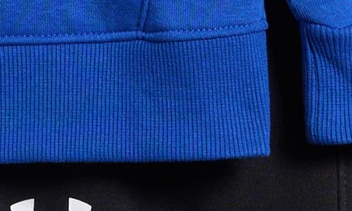 Shop Under Armour Kids' Ua Rival Zip Hoodie & Sweatpants Set In Team Royal