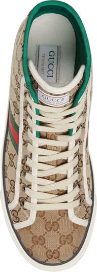 Gucci Men's Gucci Tennis 1977 High-Top Sneakers - Beige - Size 12