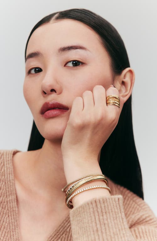 BONY LEVY BONY LEVY AUDREY 18K GOLD FLEXIBLE BRACELET 