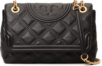 Tory Burch Fleming Soft Quilted Lambskin Leather Shoulder Bag 